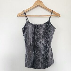 Y2K Vintage Express Sexy Basics Bra Cami Tank Top Python